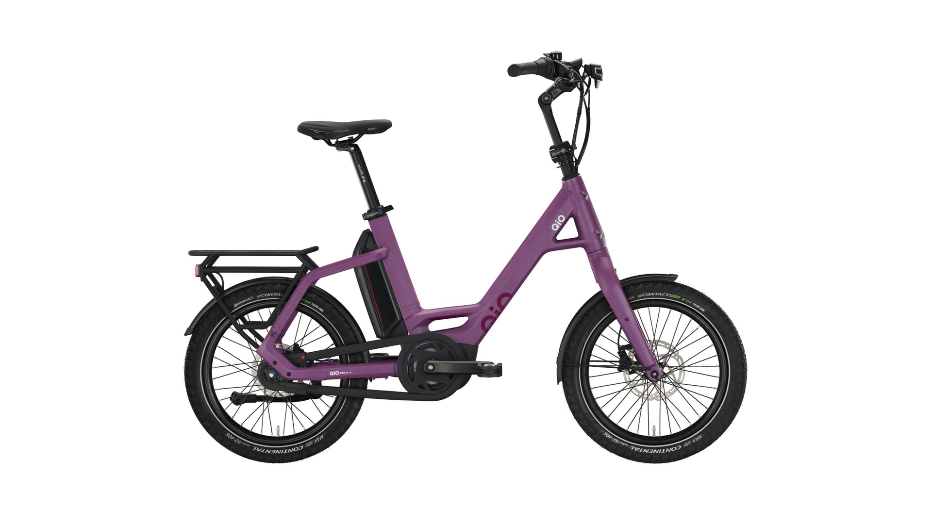 QIO Elektro-Kompaktrad  EINS AP-8 dark violet matt Modell 2022