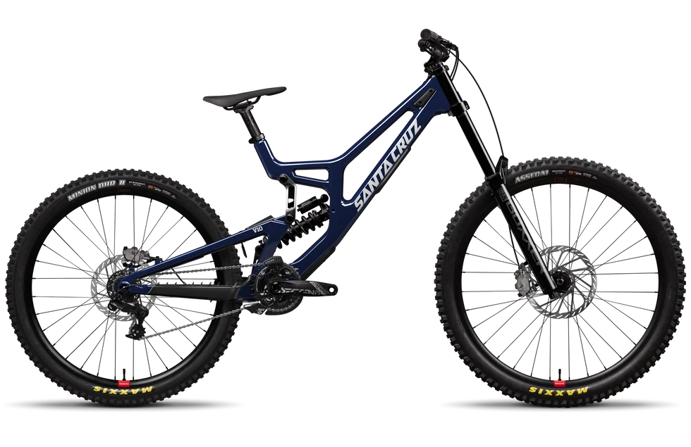 Santa Cruz V10 Carbon CC DH S-Kit  Gloss Liquid Blue Modell 2027